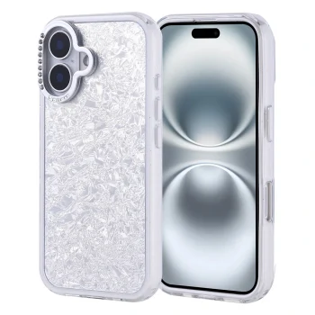 iPhone 16 Kılıf Taşlı Tasarımlı  Kapi Kapak