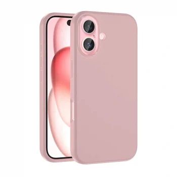 iPhone 16 Plus Kılıf M-safe Şarj Özellikli Sıvı Teknolojili Silinebilir Sert Kivi Kapak