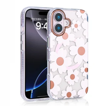 iPhone 16 Plus Kılıf M-safe Şarj Özellikli Papat Kapak