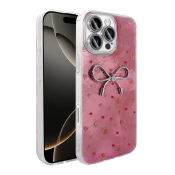 iPhone 16 Pro Kılıf Kamera Korumalı Figürlü Ponti Silikon Kapak