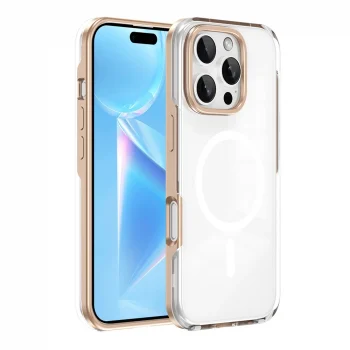 iPhone 16 Pro Kılıf M-safe Şarj Özellikli Çıkarılabilir Arka Yüzeyli Polar Kapak