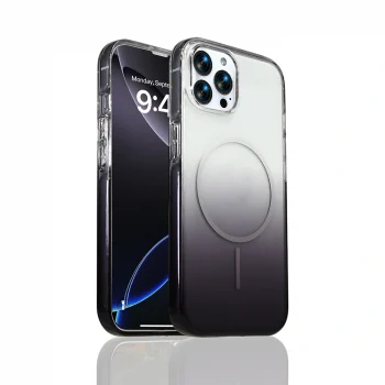 iPhone 16 Pro Kılıf M-Safe Şarj Özellikli Septik Silikon Kapak