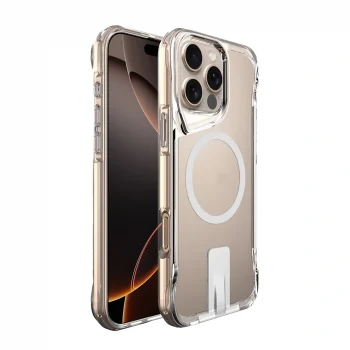 iPhone 16 Pro Kılıf M-safe Şarj Özellikli T-Max Standlı Kapak