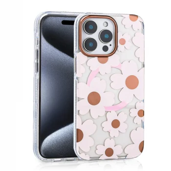 iPhone 16 Pro Max Kılıf M-safe Şarj Özellikli Papat Kapak