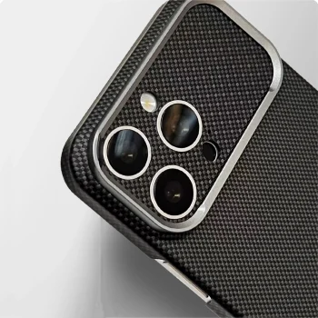 iPhone 16 Pro Max Uyumlu Kılıf M-Safe Şarj Özellikli Paris Zerre Sert PC Kapak