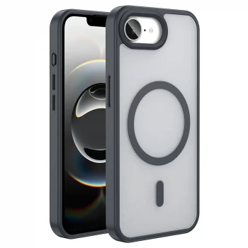 iPhone 16E Kılıf M-safe Şarj Özellikli Mat Arka Yüzey Sio Kapak