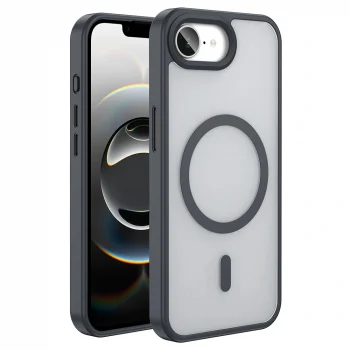 iPhone 16E Kılıf M-safe Şarj Özellikli Mat Arka Yüzey Sio Kapak