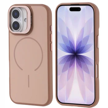 iPhone 17 Kılıf M-safe Şarj Özellikli Kamera Standlı Notron Kapak