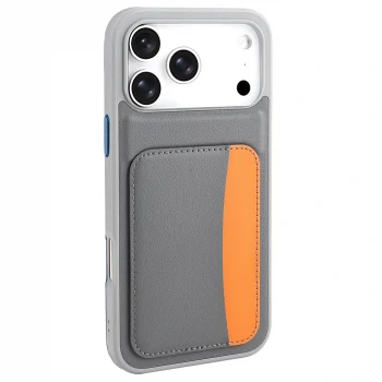 iPhone 17 Pro Kılıf Kartlıklı X-Kart Silikon Kapak