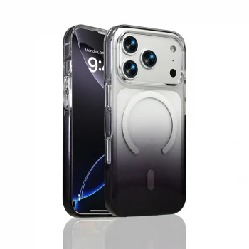 iPhone 17 Pro Kılıf M-Safe Şarj Özellikli Septik Silikon Kapak