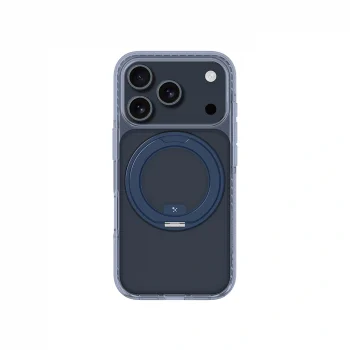 Apple iPhone 17 Pro Max Kılıf M-Safe Şarj Özellikli Airbag Tasarımlı Standlı AmazingThing Titan Pro MagSpin Kapak