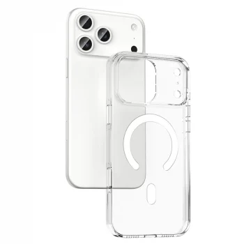 iPhone 17 Pro Max Kılıf M-safe Şarj Özellikli Kamera Korumalı Kripto Kapak