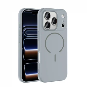 Apple iPhone 17 Pro Max Kılıf M-safe Şarj Özellikli Zore Meta Kapak