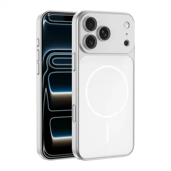 iPhone 17 Pro Max Kılıf M-Safe Şarj Özellikli Kamera Korumalı Spark Kapak