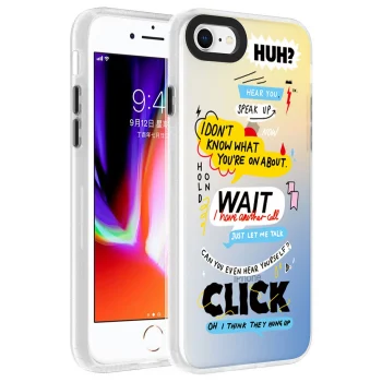 iPhone 8 Kılıf Desenli Dragon Sert Kapak