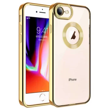 iPhone 8 Kılıf Kamera Korumalı Logo Gösteren  Omega Kapak