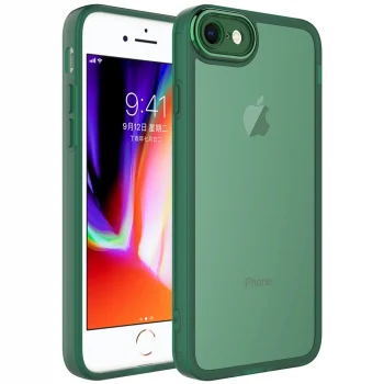 iPhone 8 Kılıf Kamera Korumalı Transparan Post Kapak