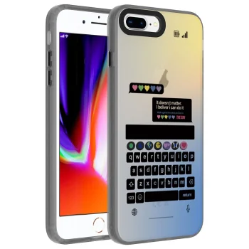 iPhone 8 Plus Kılıf Desenli Dragon Sert Kapak