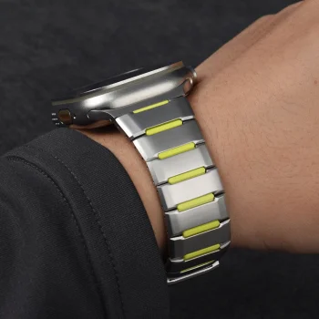 Watch 10 46mm Akıllı Saat Kordonu Metal Silikon Kordon