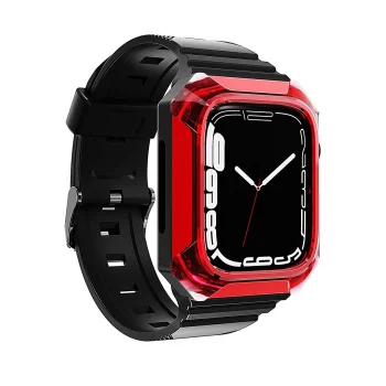 Watch 40mm KRD-88 Sert PC Kasa Koruyuculu Silikon Kordon