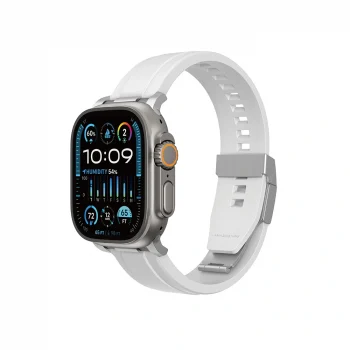 Apple Watch 7 45mm Amazingthing Titan Chrono Silikon Kordon