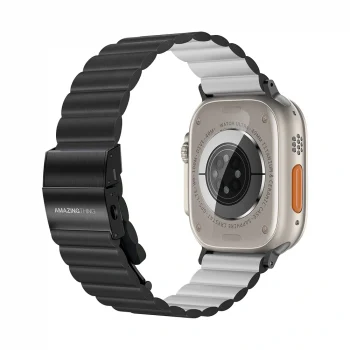 Apple Watch Serisi Uyumlu Amazing Thing Glamour Sense Deri Kordon