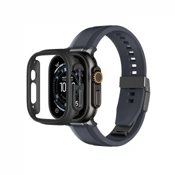 Apple Watch Ultra 49mm Amazingthing Radix Minimal FullGuard Sert PC Kasa ve Ekran Koruyucu