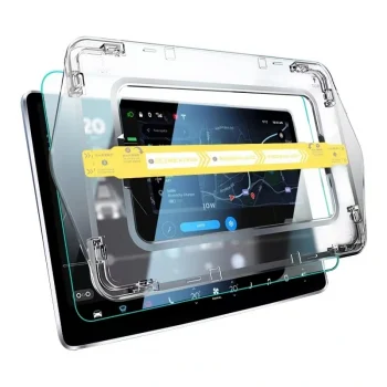 BYD 15.6 inç Araç Multimedya Ekran Koruyucu Uygulama Aparatlı Premium Temperli Cam Ekran Koruyucu