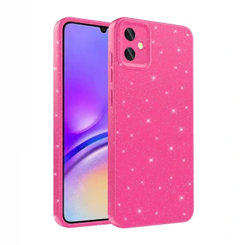 Samsung A05 Kılıf Kamera Korumalı Simli Lüks Koton Kapak