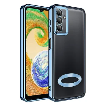 Samsung A05S Kılıf Kamera Korumalı Logo Gösteren Omega Kapak