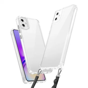 Samsung A06 Kılıf Airbagli Takılabilir Askı Aparatlı Snap Silikon Kapak