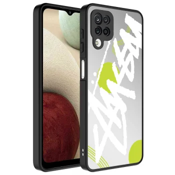A12 Kılıf Aynalı Desenli Kamera Korumalı Parlak Mirror Kapak
