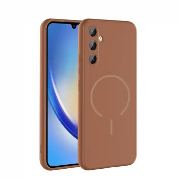 Samsung A14 Kılıf M-safe Şarj Özellikli Meta Kapak