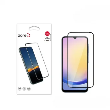 Samsung A25 Kenarları Kırılmaya Dayanıklı Cam Ekran Koruyucu