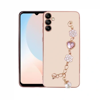 Samsung A34 Kılıf El Tutamaçlı Kamera Korumalı Taka Silikon Kapak