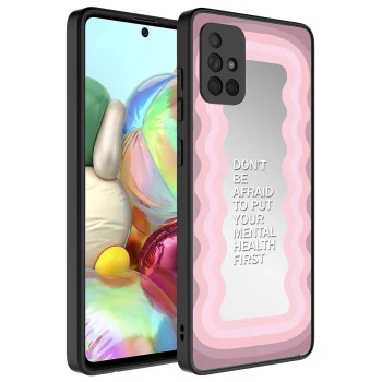 A51 Kılıf Aynalı Desenli Kamera Korumalı Parlak Mirror Kapak