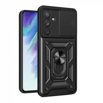 Samsung A54 Kılıf Magnetik Standlı Kamera Korumalı Sürgülü Vega Kapak