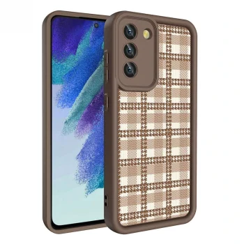 Samsung S21 FE Kılıf Kamera Korumalı Baskılı Arka Yüzey Klas Kapak