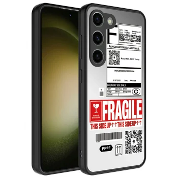 S23 Kılıf Aynalı Desenli Kamera Korumalı Parlak Mirror Kapak