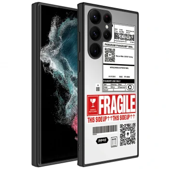 Samsung S23 Ultra Kılıf Aynalı Desenli Kamera Korumalı Parlak Mirror Kapak