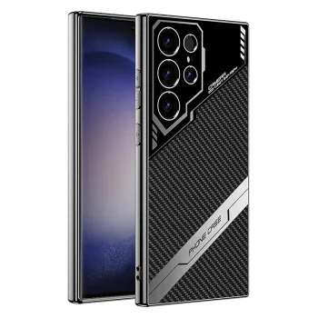 Samsung S23 Ultra Kılıf Kamera Korumalı Karbon Tasarım Yeni Seri Procase Kapak