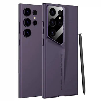 Samsung S23 Ultra Kılıf Ultra İnce Kamera Korumalı Sert Rubber Procase Kapak