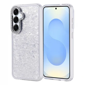 Samsung S24 Plus Kılıf Taşlı Tasarımlı Kapi Kapak