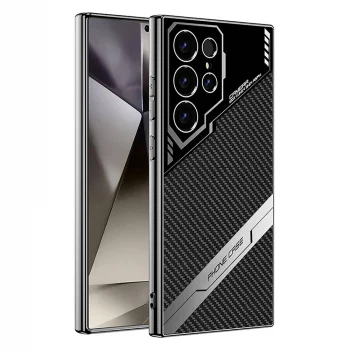Samsung S24 Ultra Kılıf Kamera Korumalı Karbon Tasarım Yeni Seri Procase Kapak