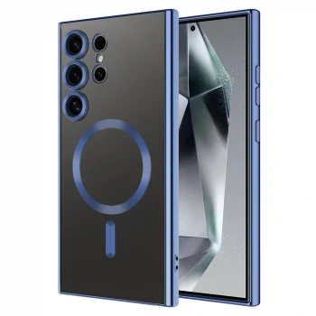 Samsung S24 Ultra Kılıf Kamera Korumalı M-safe Wireless Şarj Özellikli Demre Kapak