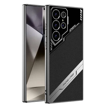 Samsung S24 Ultra Kılıf Kamera Korumalı Suni Deri Tasarım Yeni Seri Procase Kapak