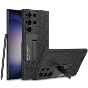 Samsung S24 Ultra Kılıf Kıpta Standlı Kapak