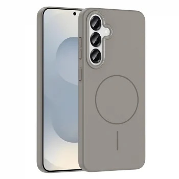 Samsung S25 Plus Kılıf M-safe Şarj Özellikli Ruby Sert Kapak