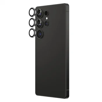 Galaxy S25 Ultra Amazingthing Titan Safir Kamera Lens Koruyucu + Kolay Uygulama Aparatlı