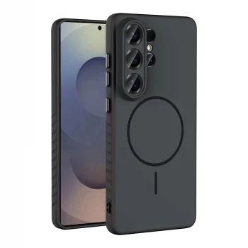 Samsung S26 Ultra Kılıf M-safe Şarj Özellikli Tea Kapak